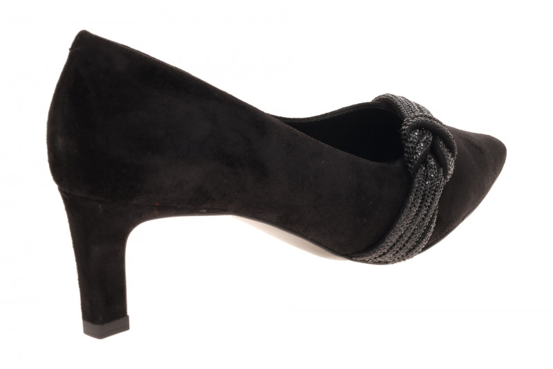 Peter Kaiser Pumps schwarz Strass Schlaufe 72406
