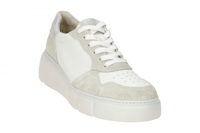 Paul Green Sneaker Schuhe weiß offwhite perforiert 5401