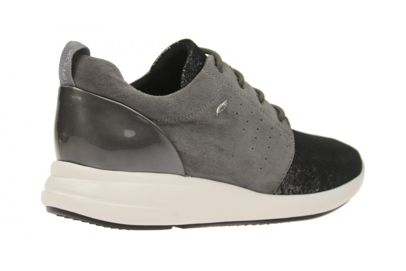 Geox Ophira Schuhe grau silber Glitter D621CA