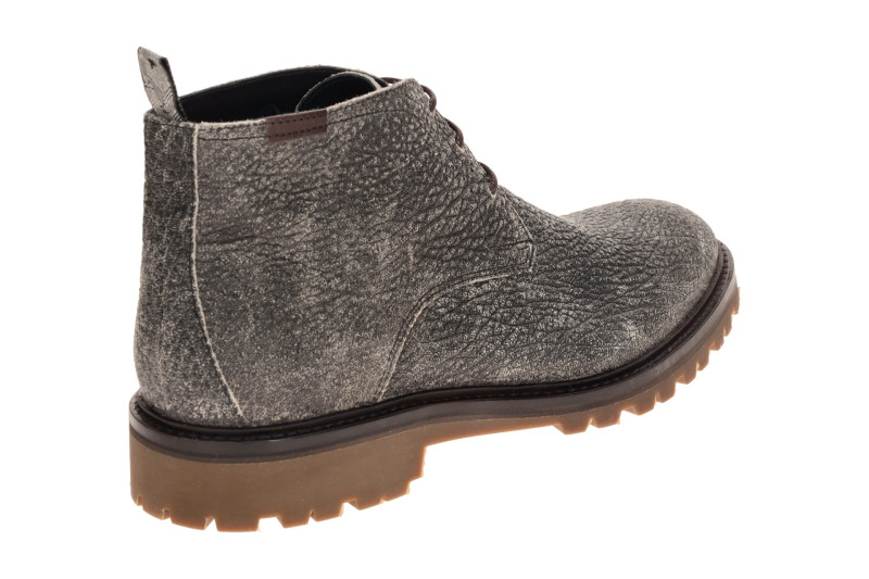 Floris van Bommel Strudi Stiefelette grau genarbt 50082