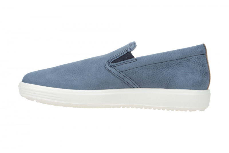Ecco Soft 7 Slipper Schuhe blau marine Damen 470493