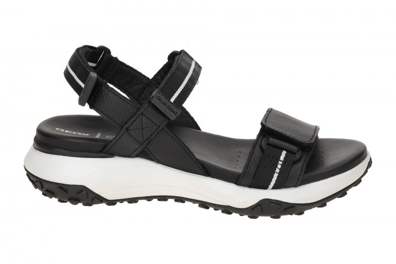 Geox Sorapis Sandalen Damen schwarz Grip D35TBB