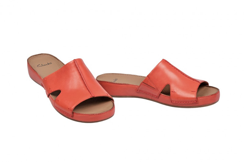 Clarks Pantolette Raspberry Ice orange