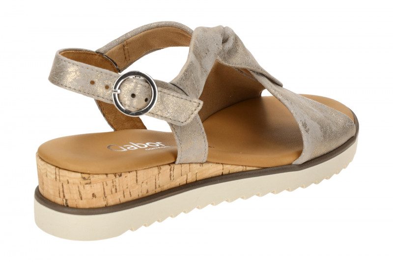 Gabor Genua Sandale grau metallic 82.751.95