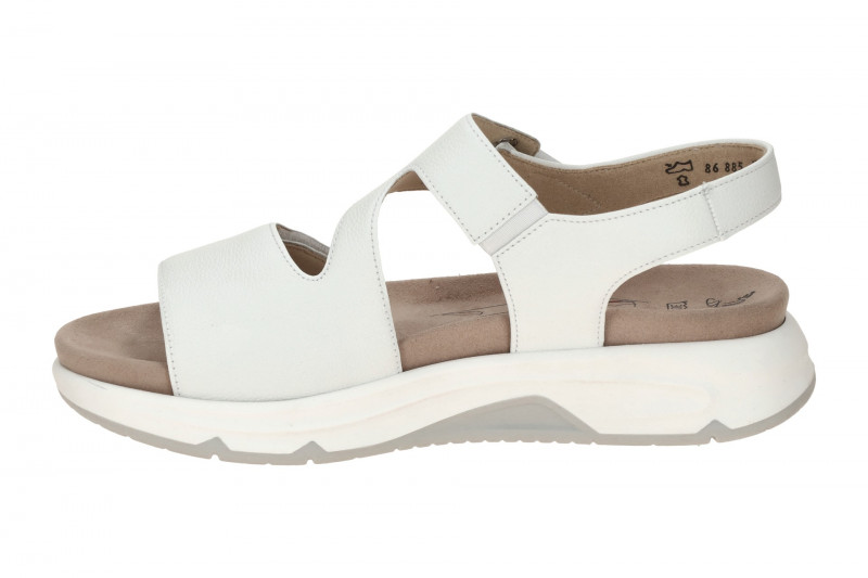 Gabor RollingSoft Sandale weiß uni Glattleder 86.885.50