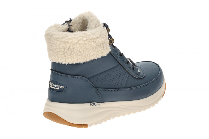 Skechers On-The-Go Stiefeletten blau Damen wasserdicht 144756