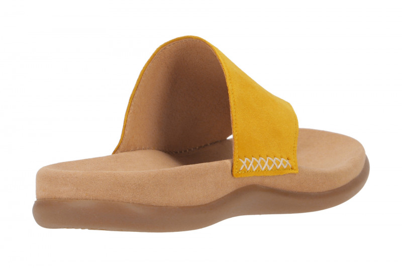 Gabor Zehentrenner Pantolette gelb sun