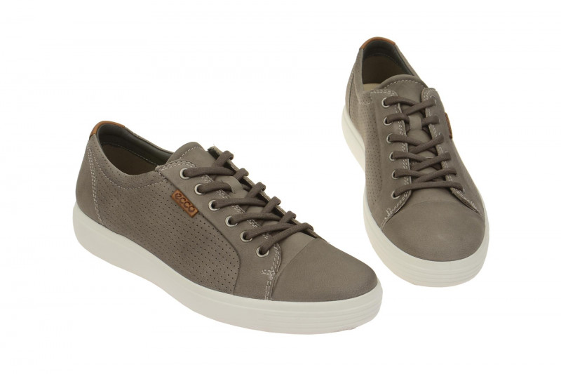 Ecco Schuhe Sneaker Soft 7 grau weiß