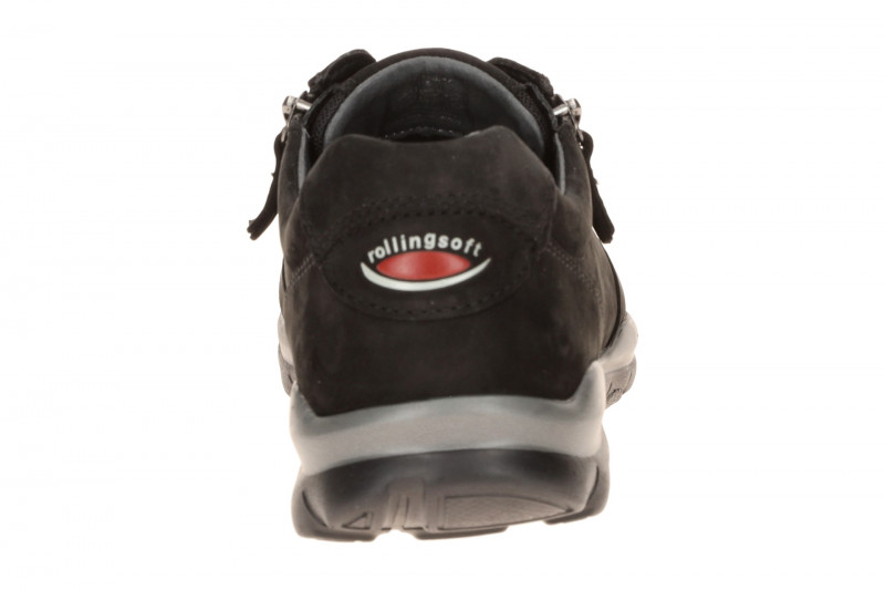 Gabor RollingSoft Schuhe schwarz Nubuck 0100.01.001