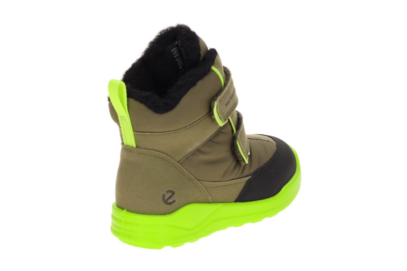 ecco Urban Kinderstiefel grün Warmfutter Waterproof