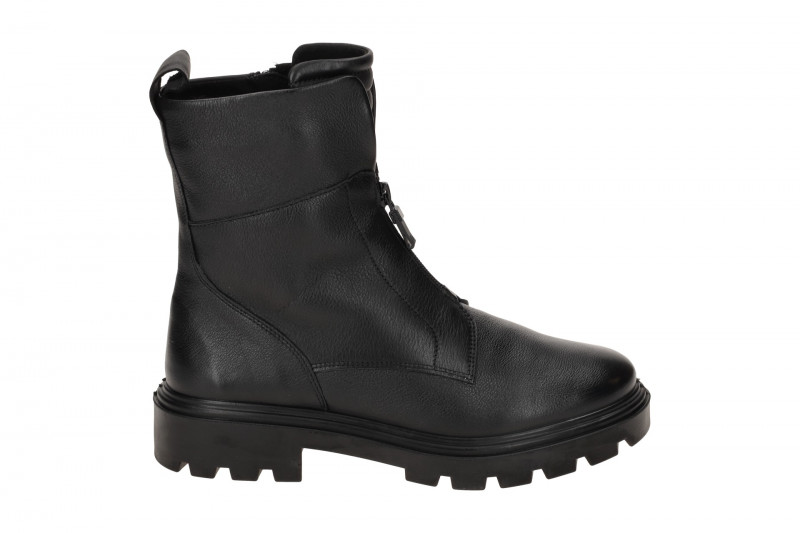 ARA Manchester Stiefelette schwarz Biker Boots H-Weite