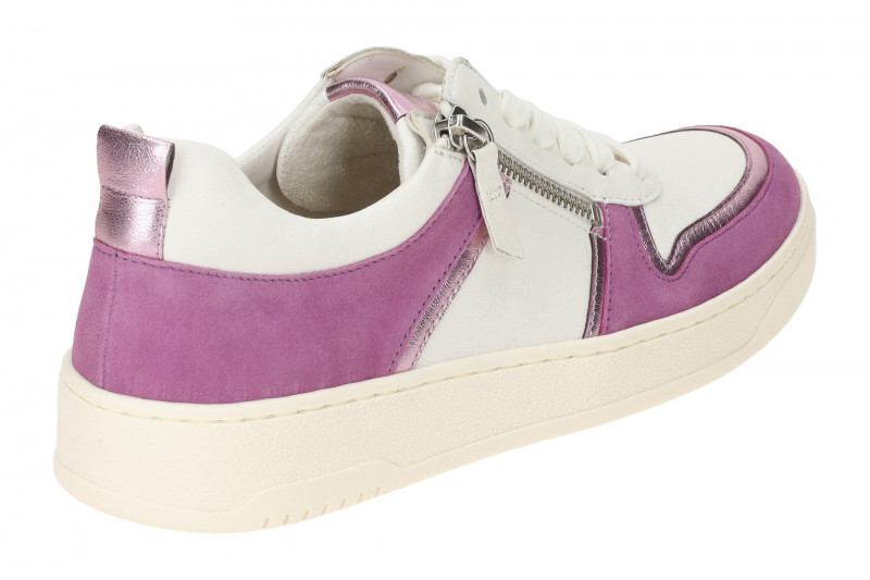Gabor Schuhe Sneakers weiß lila 43.340.23