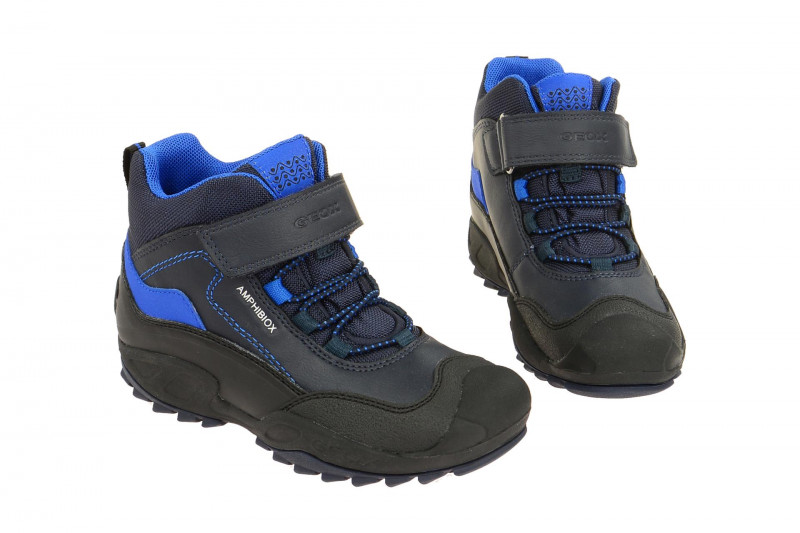 Geox Respira Jungen Stiefel Savage ABX in blau Allwetter Boots