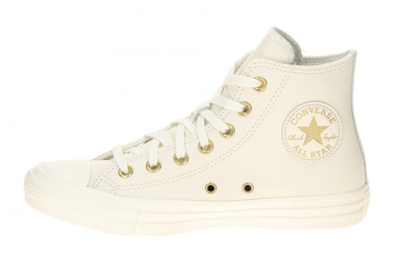 Converse Schuhe Chuck Taylor All Star weiß creme Hi Leder