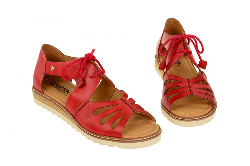 Pikolinos Alcudia Sandale rot coral W1L-0917