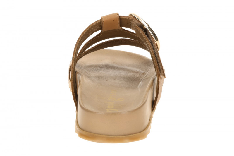 Paul Green Riemchen Pantolette hellbraun 6171