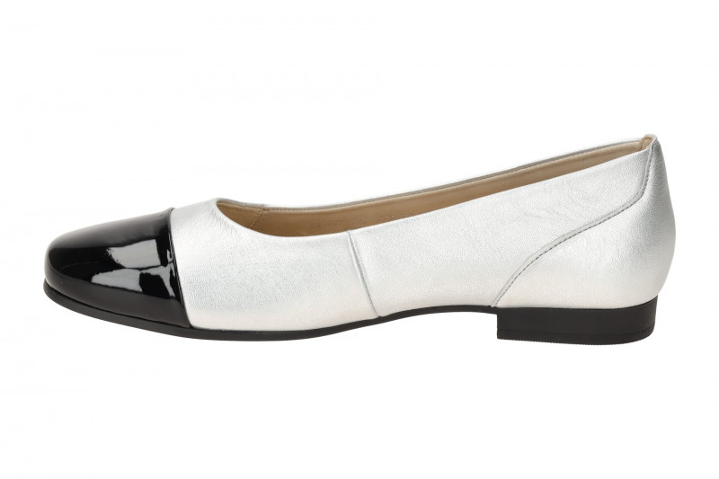 Gabor Schuhe Ballerina silber grau metallic 51.351.61