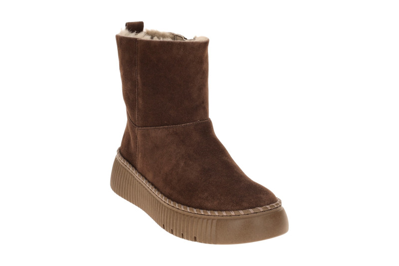 Gabor Plateau Stiefel braun Lammfell 8014.02.008