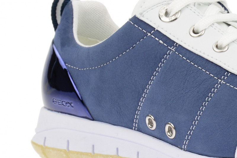 Geox Contact Schuhe weiß navy blau D42E9B