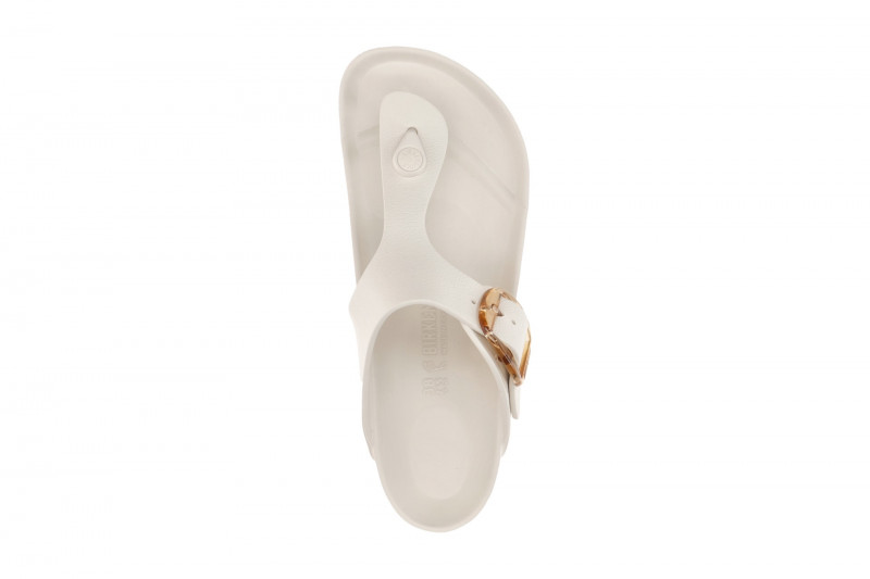 Birkenstock Gizeh Big Buckle Pantolette weiß eggshell SCHMAL EVA