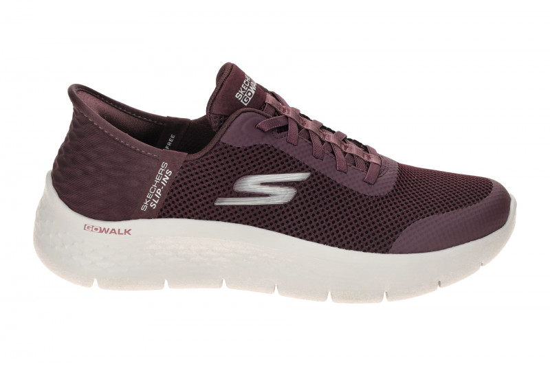 Skechers Go Walk Flex Schuhe rot burgund Slip Ins 124836