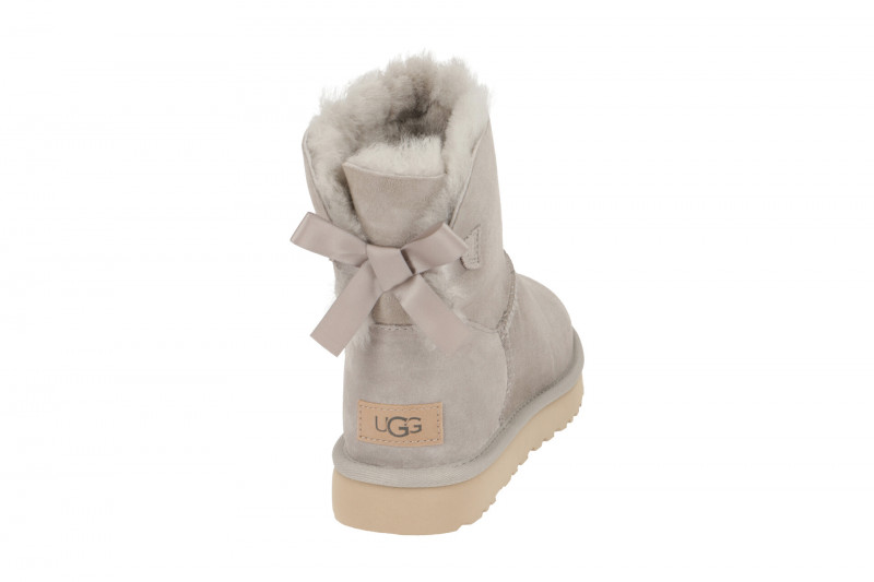 UGG Stiefel hellgrau goat Mini Bailey Bow II