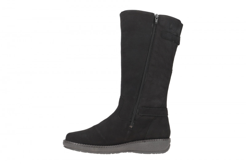 Waldläufer Hoja Warmfutter Schaftstiefel schwarz H-Weite Nubuck 533904
