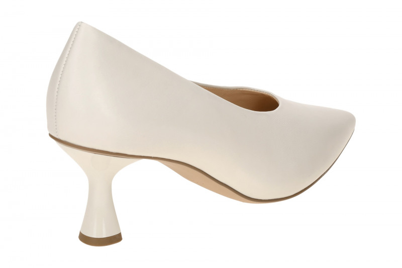 Högl 6000 Schuhe Pumps creme-weiß geschlossener Schnitt
