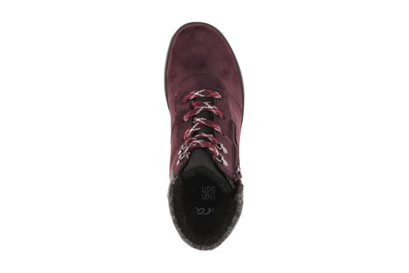 ARA Saas Winter Stiefelette Boots dunkelrot GORE-TEX 12-49309
