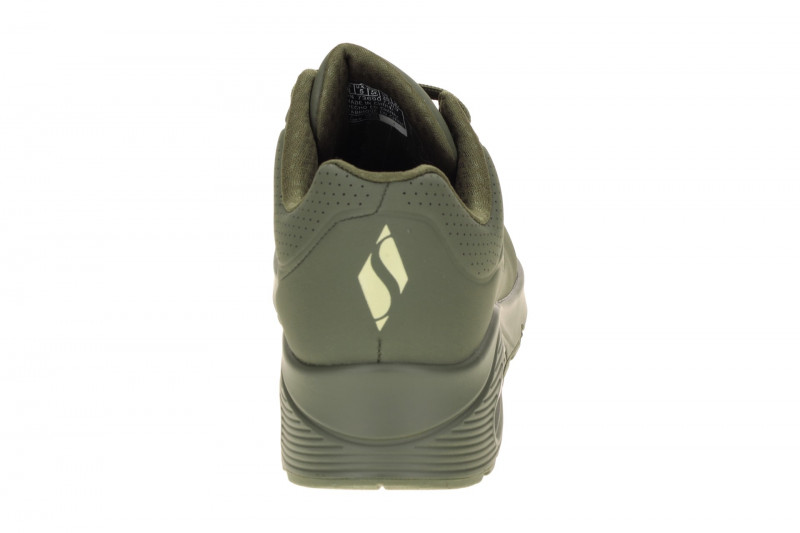 Skechers Uno Schuhe grün olive Damen Sneakers 73690