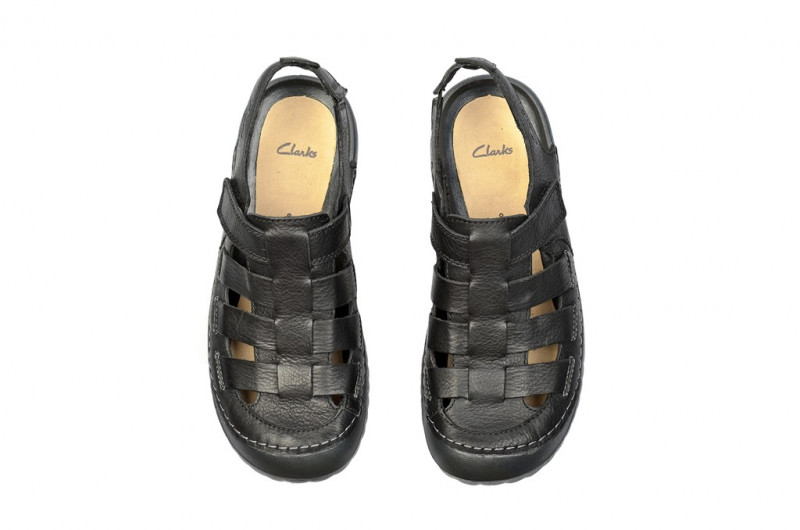 Clarks Wirrel Key Sandale in schwarz