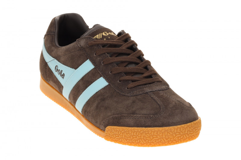 Gola Harrier Schuhe Sneakers braun blau Herren CMA192