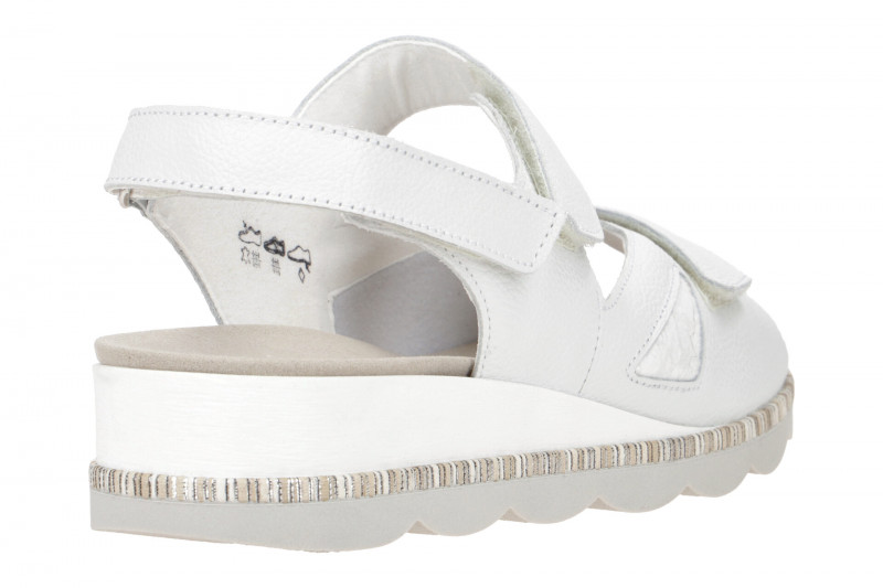 Waldläufer Nelly Sandale weiß OrthoTritt 650K01