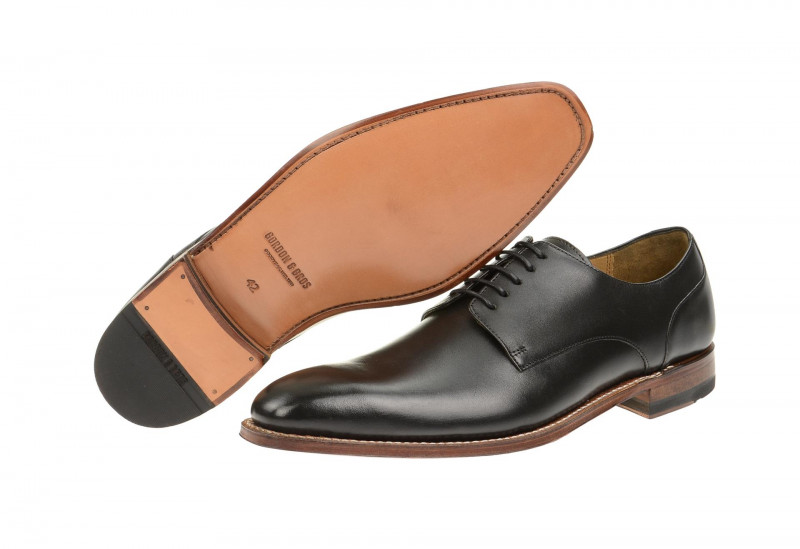 Gordon & Bros Schuhe Milan schwarz Rahmengenäht 4374-F