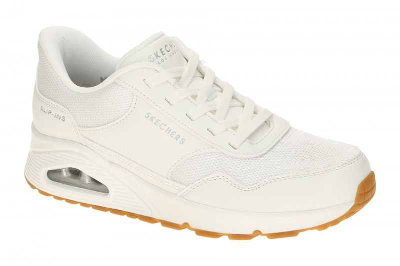 Skechers Uno Schuhe Slipper weiß Sneakers Slip-Ins 177117
