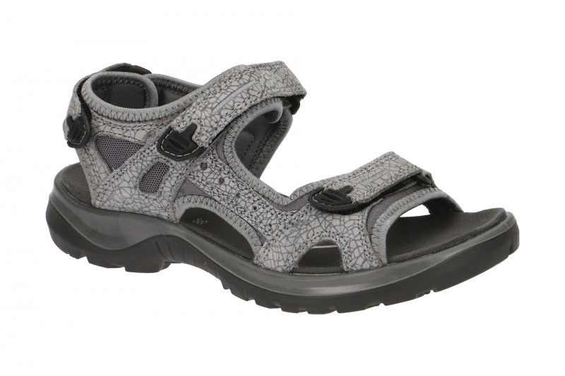Ecco Offroad Damen Sandale grau Laser