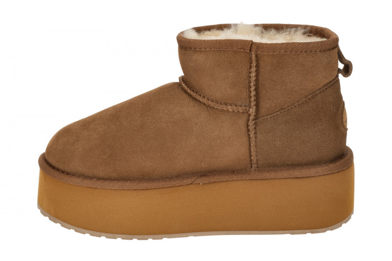 EMU Stinger Micro Flatform Stiefel braun Plateau Boots