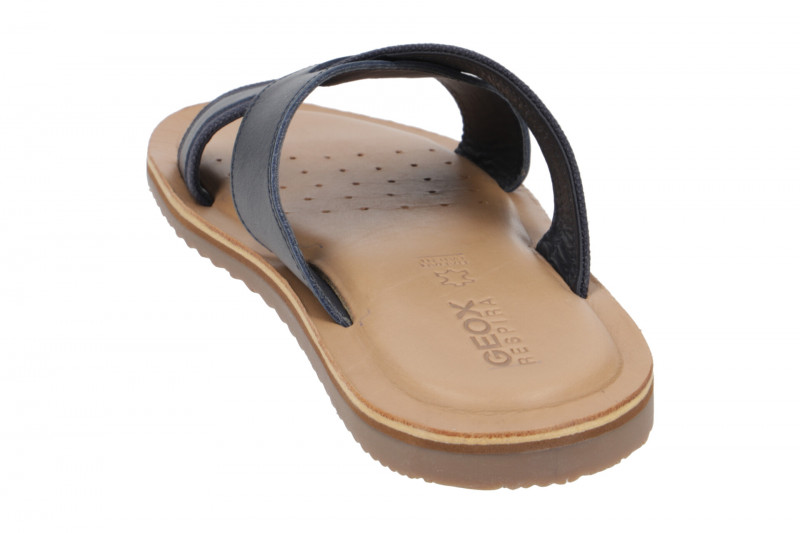 Geox Artie Herren Kreuz Pantolette blau navy