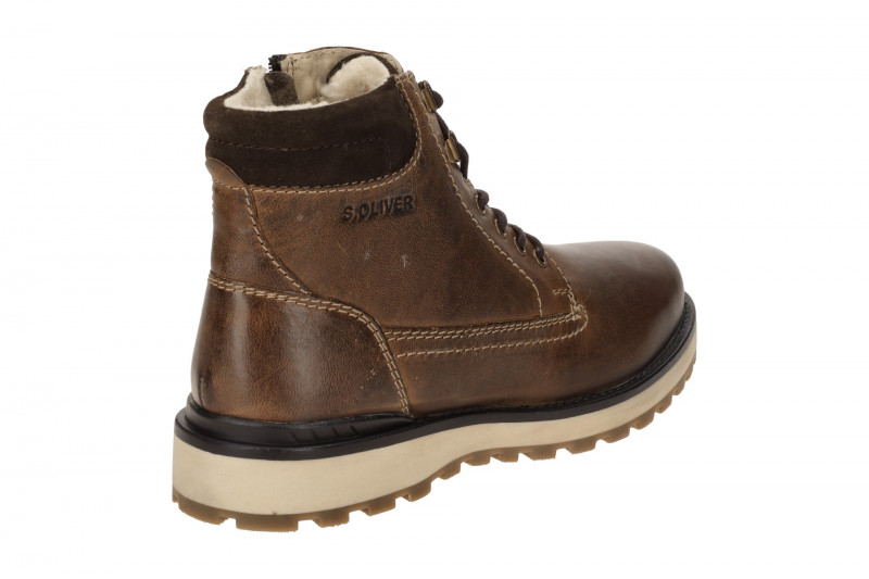 s.Oliver Winter Stiefel braun cognac Herren 5-16226-43 305