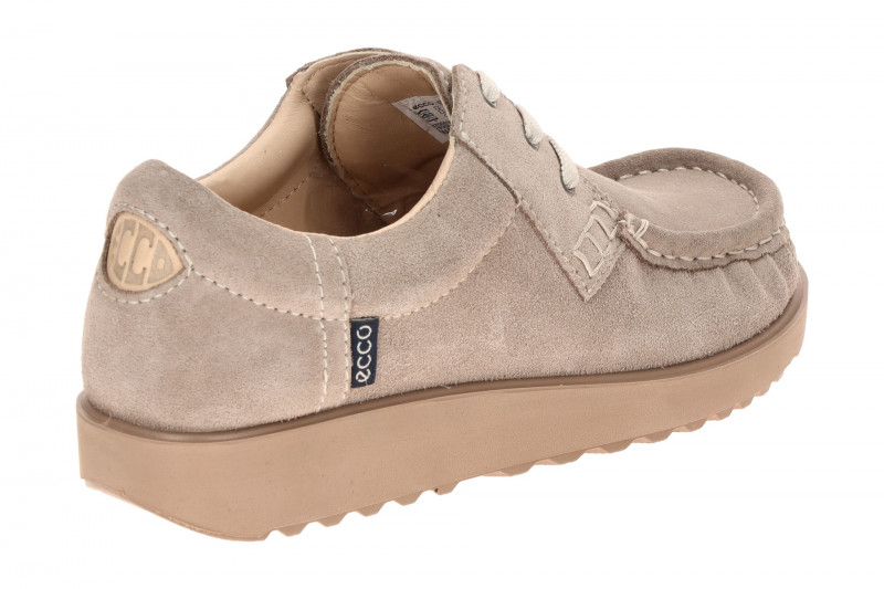 Ecco Joke Schuhe hellgrau Mokassin 320003