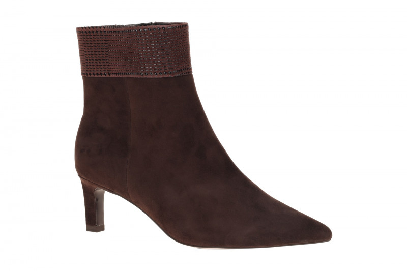 Peter Kaiser Stiefelette braun Velour Ankle Boots 75338