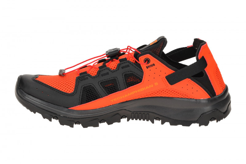 Salomon Techamphibian 5 Schuhe orange schwarz 479653