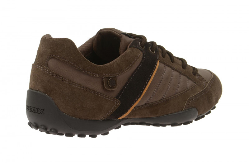 Geox Respira Snake B Sneakers in braun + dunkelbraun