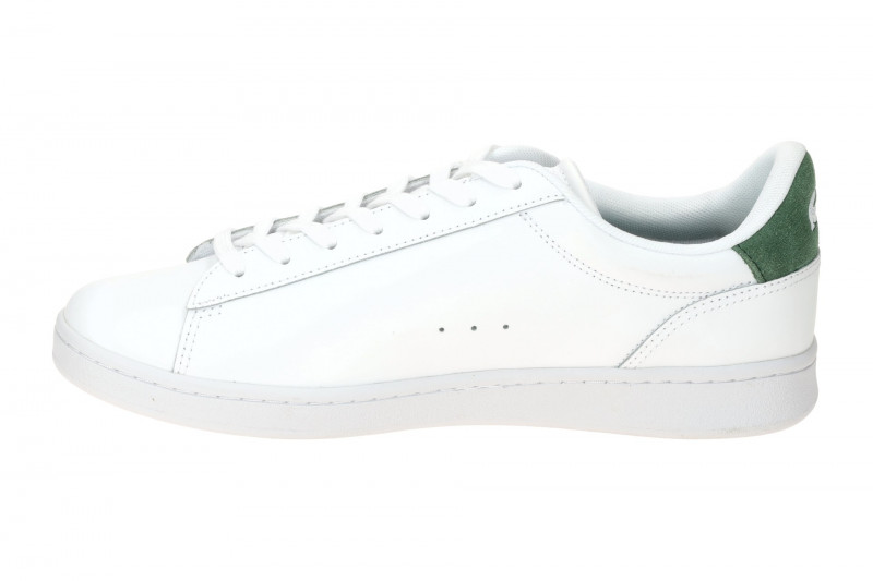 Lacoste Carnaby Set Schuhe Sneakers weiß grün Leder 0011