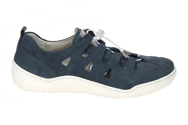 Waldläufer Milena Schuhe Slipper blau jeans K-Weite 612006