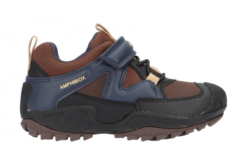 Geox Savage Kinderschuhe braun blau Wasserdicht