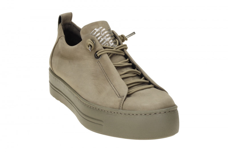 Paul Green Sneaker Plateau Schuhe taupe grau 5017