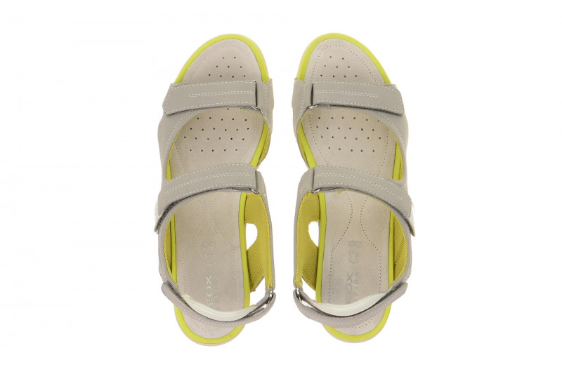 Geox Sandale Vega grau gelb D52R6A