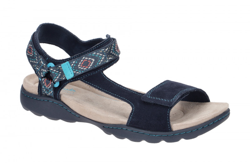 Clarks Amanda Step Sandale blau 26165095