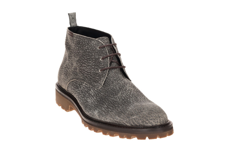 Floris van Bommel Strudi Stiefelette grau genarbt 50082